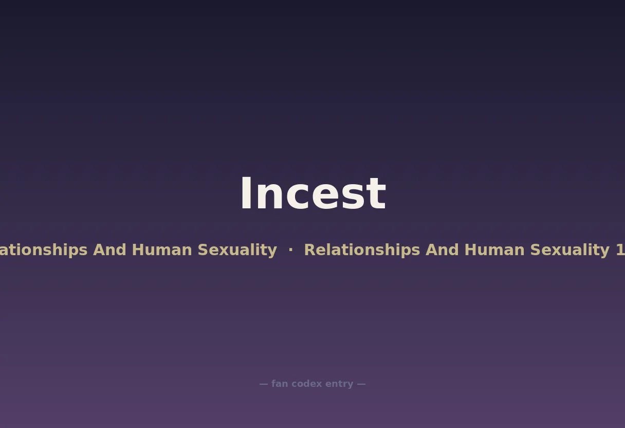 Incest