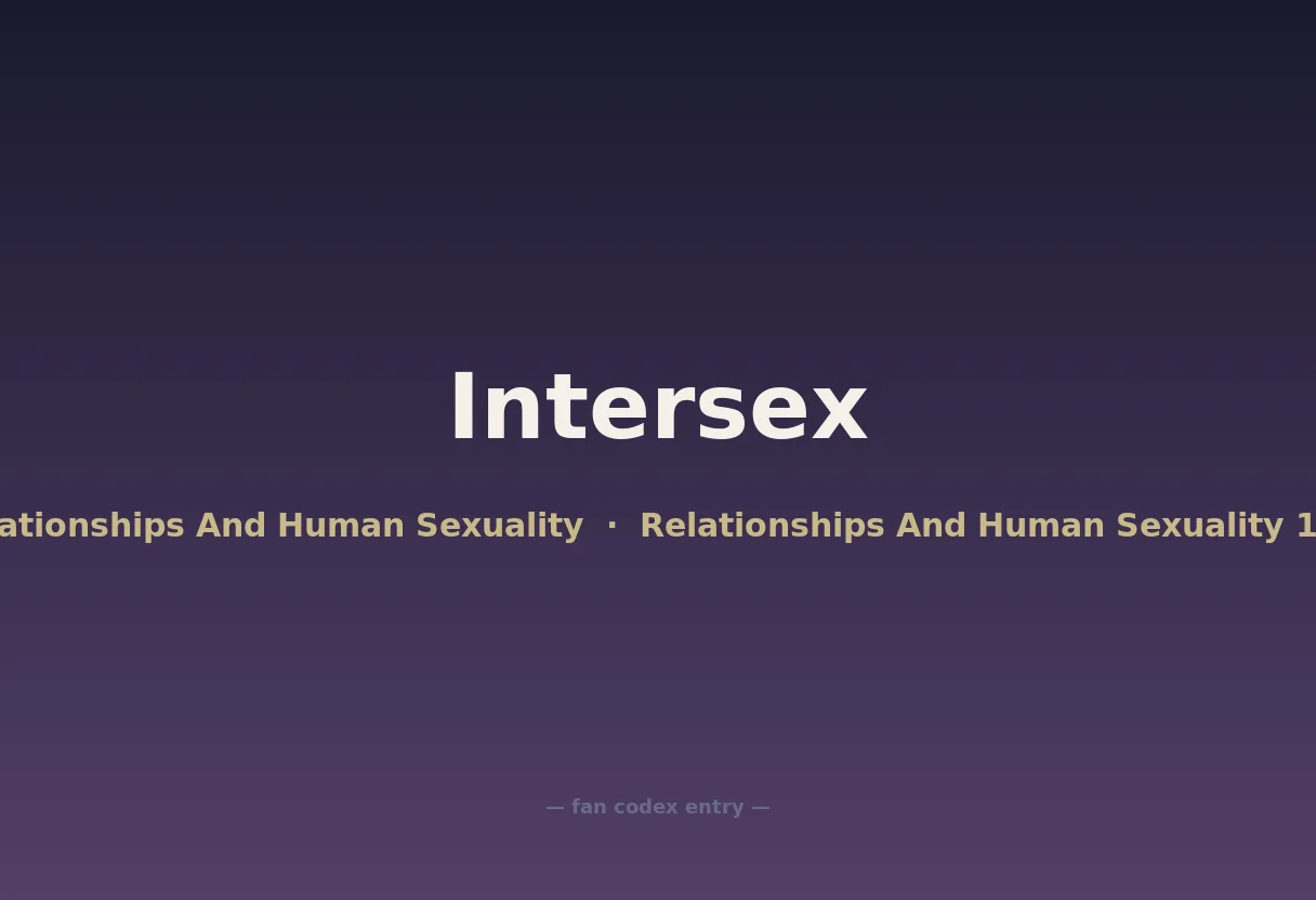 Intersex