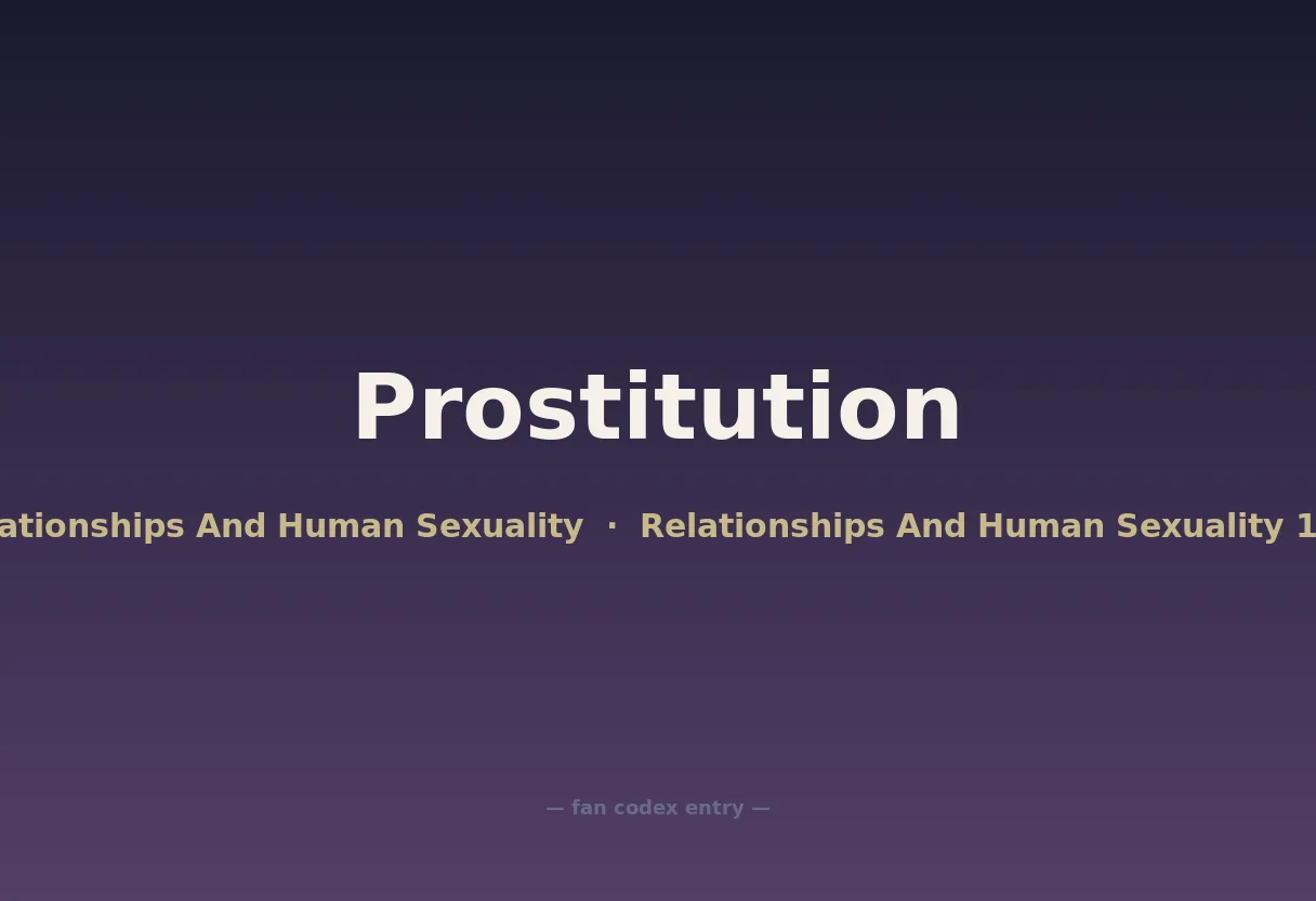 Prostitution